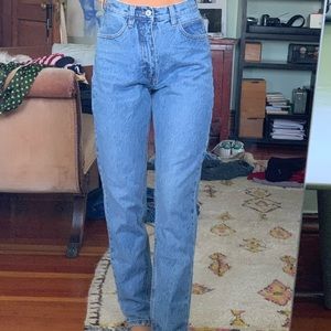 Brandy Melville boyfriend jeans.